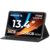 HNVHNV 13.4 inch Android 16 Tablet with Gemini AI, T7300 Octa-Core, Black