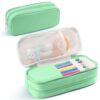 HOHOM Pencil Case Large Capacity Pencil Pouch Holder Box Marker Storage Bag Desk Organizer Stationery Organizer for School Supplies Office Travel Organizers Office College