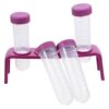 Hole Test Tube Rack with Test Tubes for Laboratory Experiments
