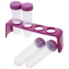 Hole with Test Tube Holder Rack Graduated Tubes for Laboratory Use
