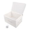 Holibanna Lockable Storage Clothes Bag with Zipper, 12.6x9.45x7.1in