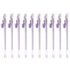 HOLIDYOYO 10 Pcs Lavender Milk Tea Pendant Ink Roller Pen for Students