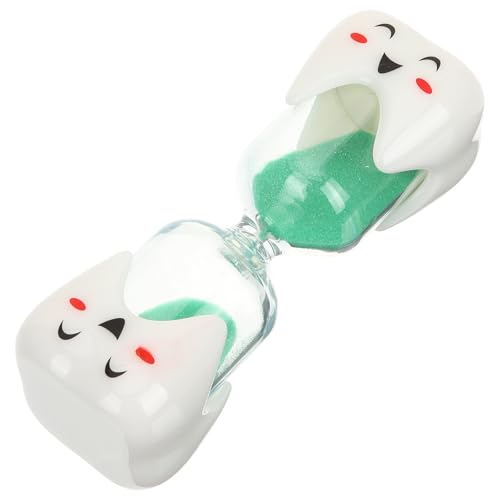 HOLIDYOYO Creative Toothbrush Sand Timer Hourglass for Teeth Brushing with Plastic and Glass Material, Stylish Desktop Decoration Suitable for Classroom Activity and Bathroom Use