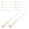 HOLIDYOYO Test Tube Cleaning Brush for Deep Cleaning 10pcs with Boar Bristles and Iron Wire, 6.69 Inch Long Handle of Narrow Neck Test Tubes and Beakers, for Research Facilities and