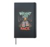 Holistic Health Self-Love and Weight Loss Wellness Journey Hardcover Journal, Black