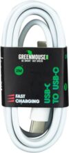 HomeBox Green Mouse USB-C to USB-C Data Cable - 200cm
