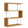 Home Office Bookcase, Modern Bookshelf Organizer