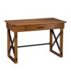 HomeRoots 49" Adjustable Natural Standing Desk Converter