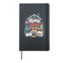Home Sweet Homeschool Mom Teacher Cute Homeschooling School Hardcover Journal, Black