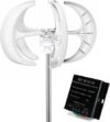 Home Vertical Wind Turbine Generator Kit 20000W Maglev Noiseless MPPT Controller 12V/24V/48V 3Phase AC for Home Garden