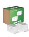 HOMEWELL 2 Pack Smart Plug, Wireless Remote Outlet Works with Alexa/Google