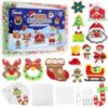Homgaty Fuse Beads Pegboards, Christmas Clear Animal Shape Plastic Template Boards with 18 Pcs Colorful Cards for Craft Beads for Adult