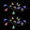 HOMOCONO 2pcs Star Clip String Lamp 10 LED Plastic and Iron Wire