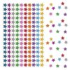 Homoyoyo 20pcs Colorful Glitter Star Stickers Glossy Finish, Self-Adhesive Five-Pointed Star Decals for Classroom Reward System, Removable Paper Stickers for Teachers and Scrapbooking