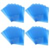 Homoyoyo 24pcs L-Shaped Plastic File Folder with Sturdy Edge Protection and Waterproof Material, Blue Document Protector for A4 Papers, Corner-Lock Design for Office and Study Organization
