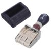 Homoyoyo Adjustable Date Stamper Roller for Office Use and Scrapbooking, Self Inking Wooden and Metal Date Stamp with Lightweight Sturdy Design for Professionals and Business Users