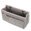 Homoyoyo Bedside Caddy Organizer with 4 Pockets for Dorm Bunk Beds