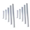 Homoyoyo Straight Ruler Metal Ruler Portable Lightweight Aluminum Alloy 10pcs with Protractor and Triangle Plate Practical Stationery for Home and School Use