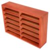 Homoyoyo Wooden 12-grid Cell Phone Organizer Box for Office Storage