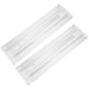 HOMSFOU 2pcs Expandable Drawer Divider for Bathroom and Kitchen Adjustable Plastic Drawer Organizer with Space Saving Design and Long-lasting Use