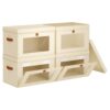 Homsorout Storage Bins with Lids - Closet Organizer with Front Opening