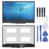 Honcayd 1920 x 1080 FHD 30 Pin OEM LCD Screen for Lenovo Yoga 720-13 720-13IKB 5D10K81089 Digitizer Full Assembly with Frame (Black) (Black)