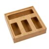 Honey-Can-Do Bamboo Plastic Bag Organizer for Kitchen Drawer, Natural