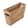 Honey-Can-Do Woven Water Hyacinth Wicker Storage Basket, Magazine, Natural