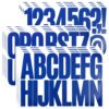 HONGBAOKEJI 192 3 Inch Self Adhesive Large Alphabet Number Stickers