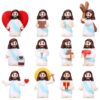 Honoson 12 Pcs 3D Printed Animals 5-7cm, Jesus