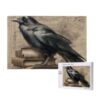 Honozo 1000-Piece Wood Jigsaw Puzzle Hardcover Books Ravens