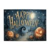 Honozo Wood Jigsaw Puzzle 500‑Piece Glowing Halloween Letters
