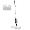 Hoopoocolor Steam Mop for Floor Cleaning, 2-Sided Flip Steam Cleaner