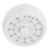 HOOTNEE Mechanical Kitchen Timer Accurate 60-Minute Countdown Timer with Visual Countdown for Cooking Easy Setup, Abs Material, Round Shape for Food Preparation in Kitchen