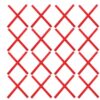HOOWIFFY 144pcs Red Octagonal Carpenter Drawing Pencil Hb for Woodworking
