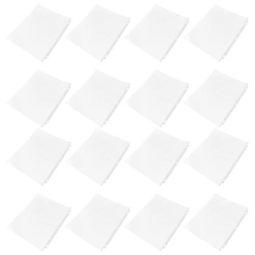 HOOWIFFY 50pcs Plastic Sheet Protectors for Binders, 3-Hole Punched A4 Size Sleeves Large Capacity for Easy Viewing and Organizing Documents, Sturdy Plastic Material for Office and School