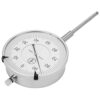 Horett Brass Movement Dial Indicator 0-50mm Dial Indicator Brass Movement Shockproof Measurement Tool IP65 0.01mm Locking Screw with Stainless Steel Rod for Measurement