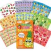 HORIECHALY Smelly Reward Scratch&Sniff Stickers for Kids (16 Sheets)