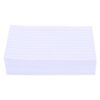 Horizontal Lined Index Cards Paper 3x5 400pcs Inch White for Study