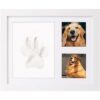 Horse Hoofprint & Family Keepsake Clay Kit for Paws with Display Frame (White)