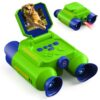 Horseight Binoculars for Kids with Camera, Digital Night Vision STEM Toy, HD Photo & Video, Rechargeable Kids Binoculars with 10X Optical Zoom, Outdoor Adventure Gift for Boys Girls Ages 4-12, 7