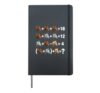 Horse Math Equation Puzzle Funny Algebra Teacher Student Hardcover Journal, Black