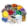 HOSALA 20 Types of Gemstones & Rocks Sticker Pack, 20Pcs-3in