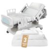 Hospital Bed Sheets Set for Home Use and Hospital 3 Piece, 36"×84"×14"