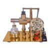 Hot Air Engine Model Single Cylinder Metal STEM Toy