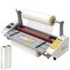 Hot Cold Roll Laminator, A2 Single/Double-Sided Laminating Machine with 9-Gear Transmission & Automatic Insertion