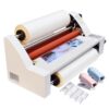 Hot Cold Roll Laminator, Electronic Thermal Laminators,Office Presentation Laminators for Single/Dual Sided Thermal Laminating Machine
