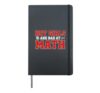 Hot Girls Are Bad At Math School Jokes Confidence - Hardcover Journal, Black