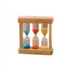 Hourglasses Timer, Mini Wooden Sand Timer Hourglassclock, Battery-Free, Sand Timers Set for Cooking Classroom Exercise Home Office Decor (Style A 1Min 3Min 5Min)