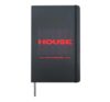 House Music Rave DJ EDM Festival Clubbing Raver Progressive Hardcover Journal, Black